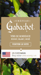 Mobile Screenshot of chateau-gabachot.fr